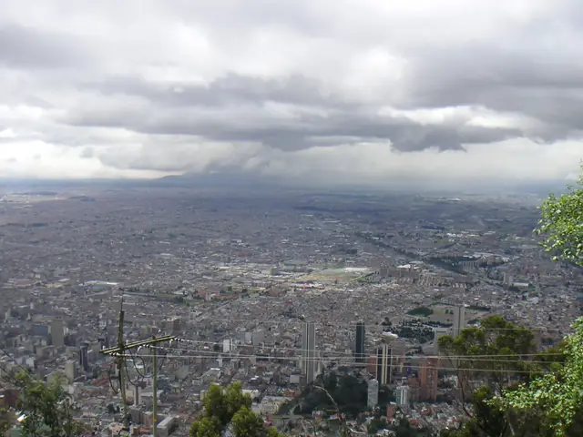 Vista panorámica de Bogotá