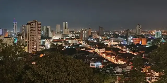 Vista panorámica de Cali